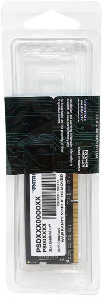 Память DDR4 16Gb 2400MHz Patriot PSD416G240081S Signature RTL PC4-19200 CL17 SO-DIMM 260-pin 1.2В single rank Ret Память DDR4 16Gb 2400MHz Patriot PSD416G240081S Signature RTL PC4-19200 CL17 SO-DIMM 260-pin 1.2В single rank Ret