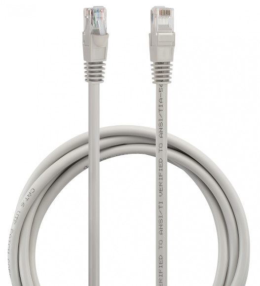 Патч-корд Buro UTP-6-2M-G UTP 4 пары cat.6 CCA molded 2м серый RJ-45 (m)-RJ-45 (m)