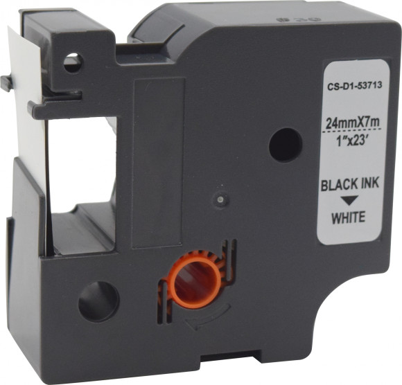 Картридж ленточный Cactus CS-D1-53713 53713 черный на белом 24x7 для Dymo Rhino Pro 6000, LM 500TS Картридж ленточный Cactus CS-D1-53713 53713 черный на белом 24x7 для Dymo Rhino Pro 6000, LM 500TS