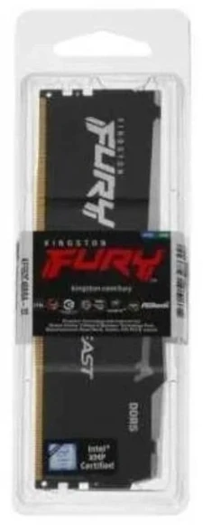 Память DDR5 32Gb 5200MHz Kingston KF552C40BBA-32 Fury Beast Black RGB RTL Gaming PC5-41600 CL40 DIMM 288-pin 1.25В dual rank с радиатором Ret Память DDR5 32Gb 5200MHz Kingston KF552C40BBA-32 Fury Beast Black RGB RTL Gaming PC5-41600 CL40 DIMM 288-pin 1.25В dual rank с радиатором Ret