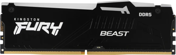 Память DDR5 32Gb 5200MHz Kingston KF552C40BBA-32 Fury Beast Black RGB RTL Gaming PC5-41600 CL40 DIMM 288-pin 1.25В dual rank с радиатором Ret Память DDR5 32Gb 5200MHz Kingston KF552C40BBA-32 Fury Beast Black RGB RTL Gaming PC5-41600 CL40 DIMM 288-pin 1.25В dual rank с радиатором Ret