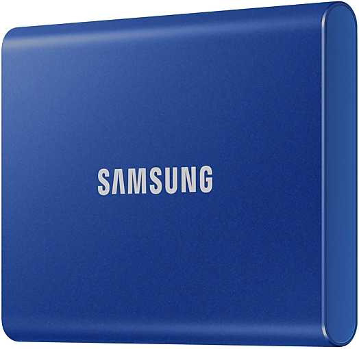 Накопитель SSD Samsung USB-C 1Tb MU-PC1T0H/WW T7 1.8" синий Накопитель SSD Samsung USB-C 1Tb MU-PC1T0H/WW T7 1.8" синий