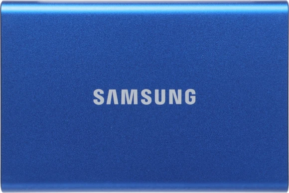Накопитель SSD Samsung USB-C 1Tb MU-PC1T0H/WW T7 1.8" синий Накопитель SSD Samsung USB-C 1Tb MU-PC1T0H/WW T7 1.8" синий