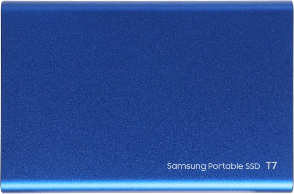 Накопитель SSD Samsung USB-C 1Tb MU-PC1T0H/WW T7 1.8" синий Накопитель SSD Samsung USB-C 1Tb MU-PC1T0H/WW T7 1.8" синий