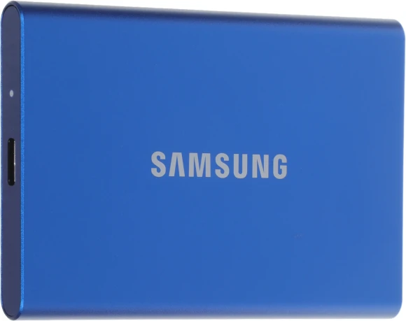 Накопитель SSD Samsung USB-C 1Tb MU-PC1T0H/WW T7 1.8" синий Накопитель SSD Samsung USB-C 1Tb MU-PC1T0H/WW T7 1.8" синий