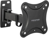 Кронштейн для телевизора Kromax CORBEL-2 черный 10"-32" макс.25кг настенный поворот и наклон Кронштейн для телевизора Kromax CORBEL-2 черный 10"-32" макс.25кг настенный поворот и наклон