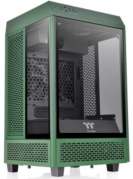 Корпус Thermaltake The Tower 100 Racing зеленый без БП miniITX 1x120mm 3x140mm 2xUSB3.0 audio bott PSU Корпус Thermaltake The Tower 100 Racing зеленый без БП miniITX 1x120mm 3x140mm 2xUSB3.0 audio bott PSU