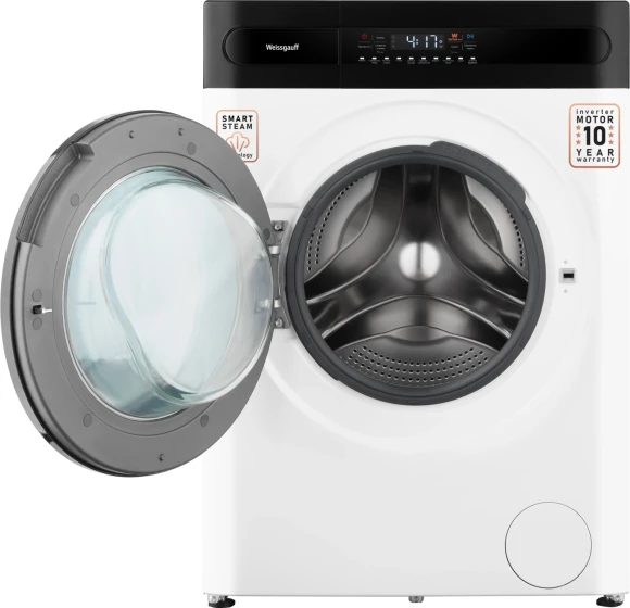 Стиральная машина Weissgauff WMD 49411 DC Inverter Steam класс: B загр.фронтальная макс.:11кг (с сушкой) белый инвертор Стиральная машина Weissgauff WMD 49411 DC Inverter Steam класс: B загр.фронтальная макс.:11кг (с сушкой) белый инвертор