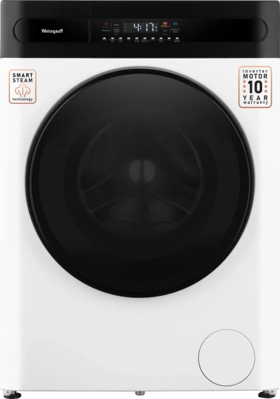 Стиральная машина Weissgauff WMD 49411 DC Inverter Steam класс: B загр.фронтальная макс.:11кг (с сушкой) белый инвертор Стиральная машина Weissgauff WMD 49411 DC Inverter Steam класс: B загр.фронтальная макс.:11кг (с сушкой) белый инвертор