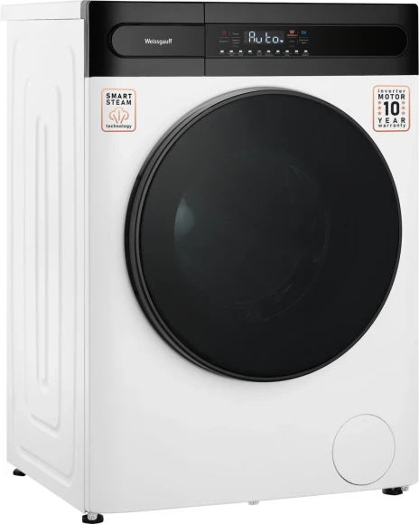Стиральная машина Weissgauff WMD 49411 DC Inverter Steam класс: B загр.фронтальная макс.:11кг (с сушкой) белый инвертор Стиральная машина Weissgauff WMD 49411 DC Inverter Steam класс: B загр.фронтальная макс.:11кг (с сушкой) белый инвертор