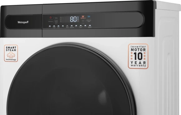Стиральная машина Weissgauff WMD 49411 DC Inverter Steam класс: B загр.фронтальная макс.:11кг (с сушкой) белый инвертор Стиральная машина Weissgauff WMD 49411 DC Inverter Steam класс: B загр.фронтальная макс.:11кг (с сушкой) белый инвертор