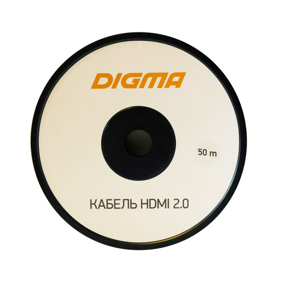 Кабель аудио-видео Digma HDMI 2.0 AOC HDMI (m)/HDMI (m) 50м. позолоч.конт. черный (BHP AOC 2.0-50) Кабель аудио-видео Digma HDMI 2.0 AOC HDMI (m)/HDMI (m) 50м. позолоч.конт. черный (BHP AOC 2.0-50)