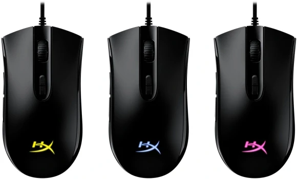 Мышь HyperX Pulsefire Core черный оптическая 6200dpi USB 6but (4P4F8AA)