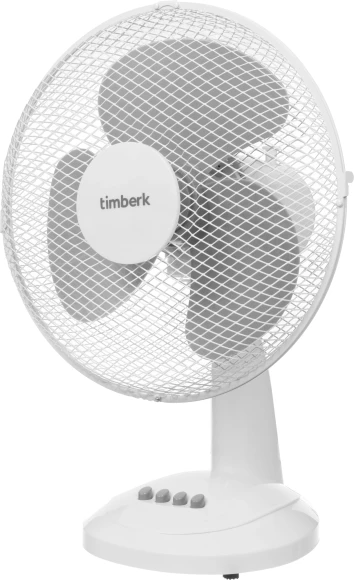 Вентилятор настольный Timberk T-DF1201 38Вт скоростей:3 белый