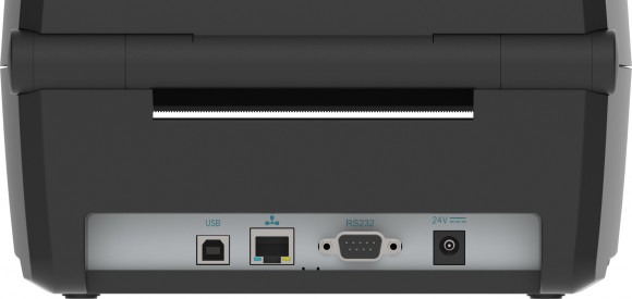 Термопринтер Meferi MP4000D (MP4000D-TR2P111W0B0) 203dpi 152мм/с/USB/RS232/Eth для печ.накл. черный