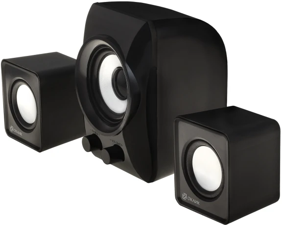 Колонки Оклик OK-420 2.1 черный 11Вт