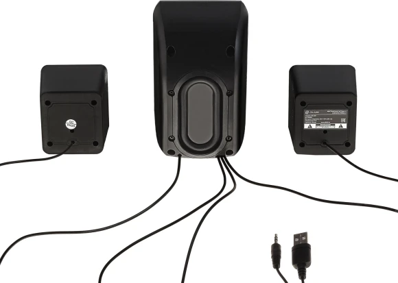 Колонки Оклик OK-420 2.1 черный 11Вт