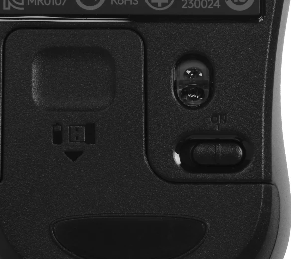 Мышь Logitech M185 черный/красный оптическая 1000dpi беспров. USB для ноутбука 2but (910-002633)