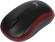 Мышь Logitech M185 черный/красный оптическая 1000dpi беспров. USB для ноутбука 2but (910-002633)