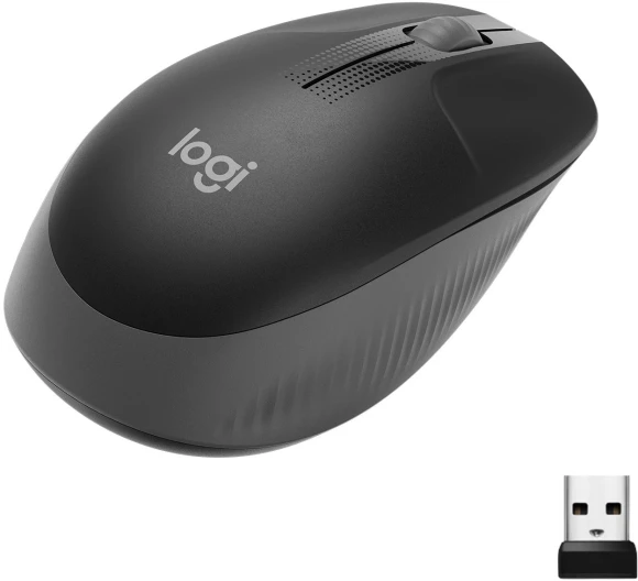 Мышь Logitech M190 черный/темно-серый оптическая 1000dpi беспров. USB 2but (910-005905/910-005902) Мышь Logitech M190 черный/темно-серый оптическая 1000dpi беспров. USB 2but (910-005905/910-005902)