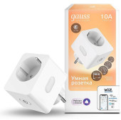 Умная розетка Gauss SP-10A EU Wi-Fi белый (5510122) Умная розетка Gauss SP-10A EU Wi-Fi белый (5510122)