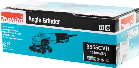 Углошлифовальная машина Makita 9565CVR 1400Вт 12000об/мин рез.шпин.:M14 d=125мм