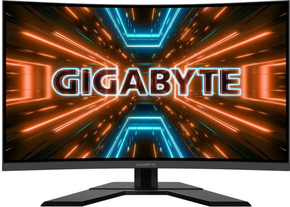 Монитор Gigabyte 31.5" G32QC A черный VA LED 1ms 16:9 HDMI HAS 350cd 178гр/178гр 2560x1440 165Hz DP 2K USB 7.8кг