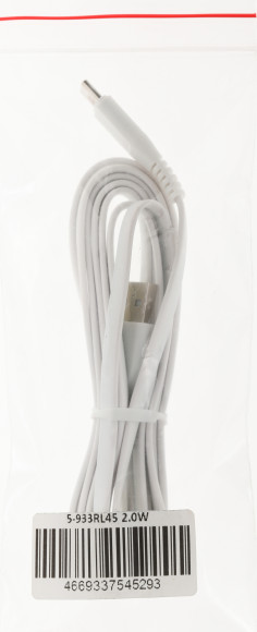 Кабель Premier 5-933RL45 2.0W USB (m)-USB Type-C (m) 2м белый пакет