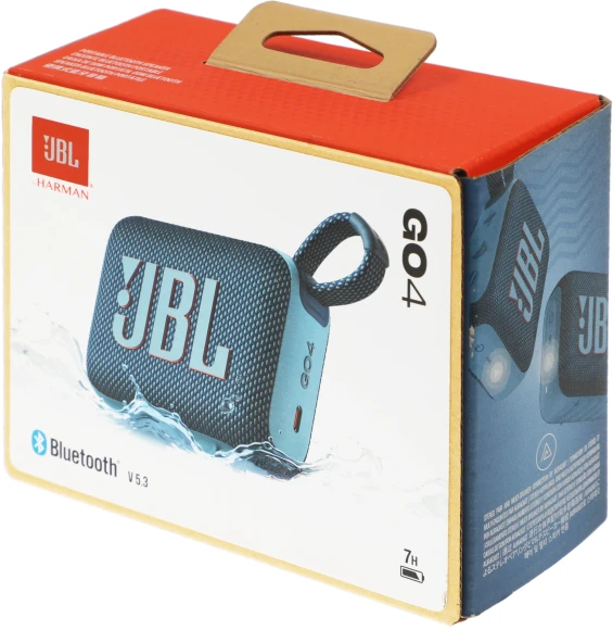 Колонка порт. JBL GO 4 синий 4.2W 1.0 BT 850mAh (JBLGO4BLU) Колонка порт. JBL GO 4 синий 4.2W 1.0 BT 850mAh (JBLGO4BLU)