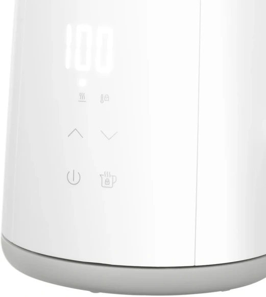 Чайник электрический Kitfort КТ-6718 1.5л. 2200Вт белый/серый корпус: металл/пластик