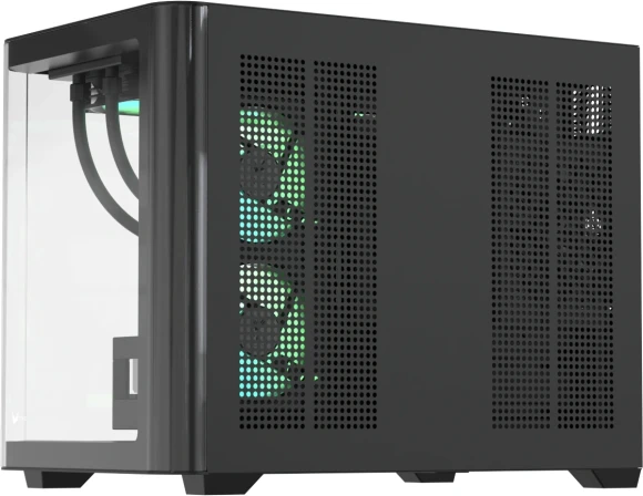 Корпус Formula Crystal U2M Floe черный без БП mATX 9x120mm 1xUSB3.1 audio bott PSU Корпус Formula Crystal U2M Floe черный без БП mATX 9x120mm 1xUSB3.1 audio bott PSU