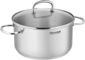 Кастрюля Rondell Solo RDS-1603 5.1л. d=24см (с крышкой) стальной