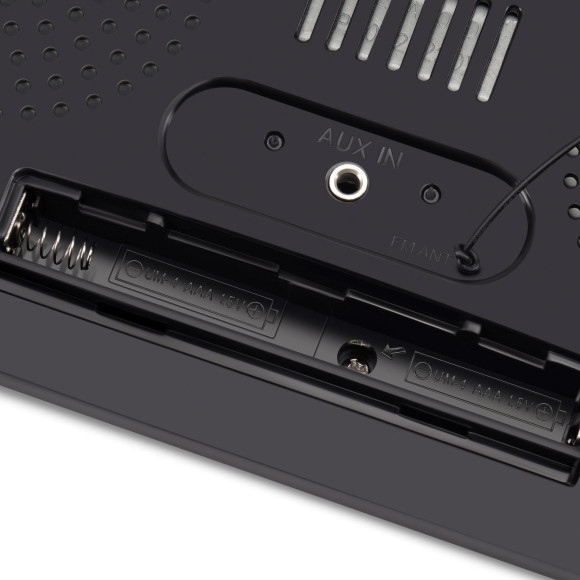 Радиобудильник Hyundai H-RCL238 черный LCD подсв:белая часы:цифровые FM Радиобудильник Hyundai H-RCL238 черный LCD подсв:белая часы:цифровые FM