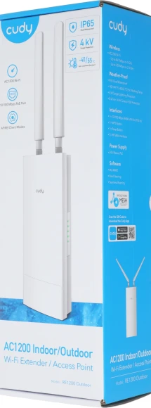 Повторитель беспроводного сигнала Cudy RE1200 OUTDOOR AC1200 Wi-Fi белый