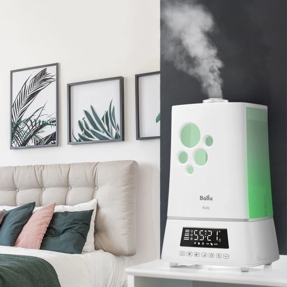 Увлажнитель воздуха Ballu UHB-1100 110Вт (ультразвуковой) белый/зеленый