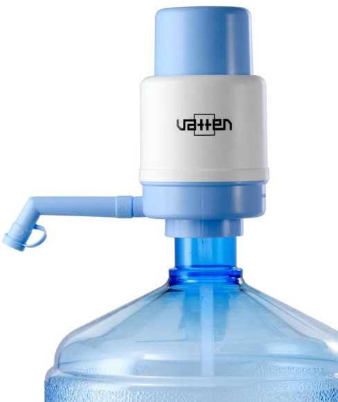 Помпа для 19л бутыли Vatten №5 механический белый/синий Помпа для 19л бутыли Vatten №5 механический белый/синий