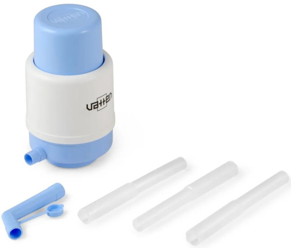 Помпа для 19л бутыли Vatten №5 механический белый/синий Помпа для 19л бутыли Vatten №5 механический белый/синий