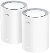 Бесшовный Mesh роутер Cudy M3000 (M3000(2-PACK) WHITE) AX3000 10/100/1000/2500BASE-T белый (упак.:2шт) Бесшовный Mesh роутер Cudy M3000 (M3000(2-PACK) WHITE) AX3000 10/100/1000/2500BASE-T белый (упак.:2шт)