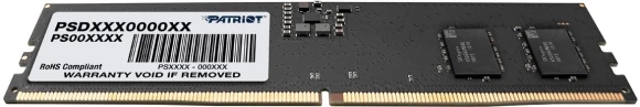 Память DDR5 32GB 5600MHz Patriot PSD532G56002 Signature RTL PC5-44800 CL46 DIMM 288-pin 1.1В dual rank Ret Память DDR5 32GB 5600MHz Patriot PSD532G56002 Signature RTL PC5-44800 CL46 DIMM 288-pin 1.1В dual rank Ret