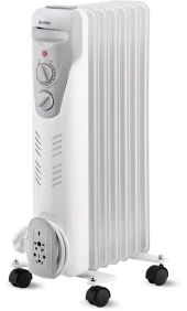 Радиатор масляный Vitek VT-1708 1500Вт белый