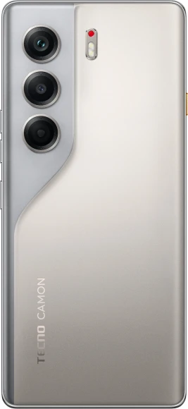 Смартфон Tecno Camon 40 Pro 5G 256Gb 12Gb титановый моноблок 3G 4G 2Sim 6.78" 1080x2436 Android 15 50Mpix 802.11 a/b/g/n/ac/ax NFC GPS GSM900/1800 GSM1900 Protect FM