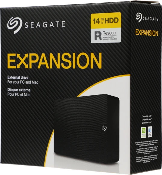 Жесткий диск Seagate USB3.0 14TB STKP14000400 Expansion 3.5" черный Жесткий диск Seagate USB3.0 14TB STKP14000400 Expansion 3.5" черный