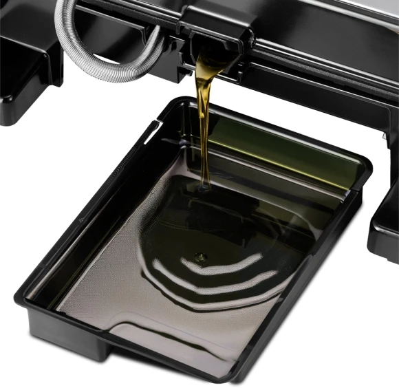 Электрогриль Kitfort КТ-3664 2000Вт серебристый/черный