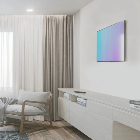 Кронштейн для телевизора Hama 00220809 черный 32"-65" макс.35кг настенный фиксированный