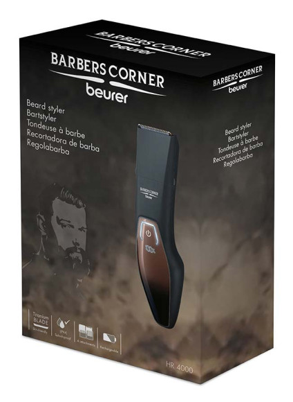 Триммер Beurer HR4000 черный (насадок в компл:4шт) Триммер Beurer HR4000 черный (насадок в компл:4шт)