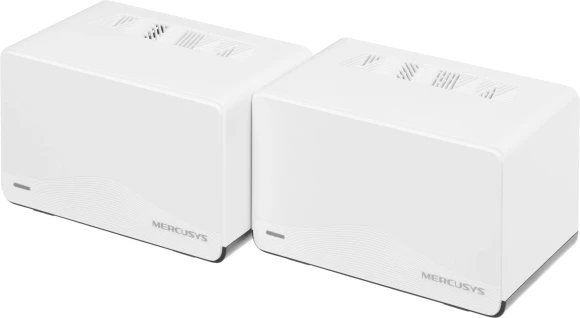 Бесшовный Mesh роутер Mercusys Halo H27BE (HALO H27BE(2-PACK)) BE3600 10/100/1000BASE-TX белый (упак.:2шт)