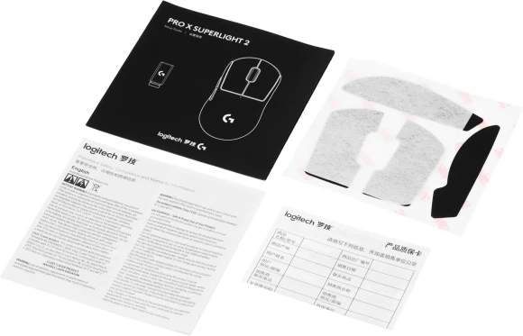 Мышь Logitech G Pro X Superlight 2 белый оптическая 32000dpi беспров. USB 4but (910-006642)