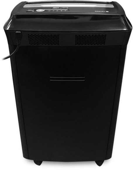 Шредер Heleos УО36-4 черный/серебристый (секр.P-4) фрагменты 29лист. 36лтр. скрепки пл.карты CD Шредер Heleos УО36-4 черный/серебристый (секр.P-4) фрагменты 29лист. 36лтр. скрепки пл.карты CD