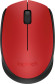 Мышь Logitech M171 красный/черный оптическая 1000dpi беспров. USB для ноутбука 2but (910-004641)