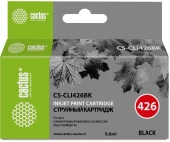Картридж струйный Cactus CS-CLI426BK CLI-426BK черный (9мл) для Canon Pixma MG5140/5240/6140/8140/MX884 с чипом Картридж струйный Cactus CS-CLI426BK CLI-426BK черный (9мл) для Canon Pixma MG5140/5240/6140/8140/MX884 с чипом